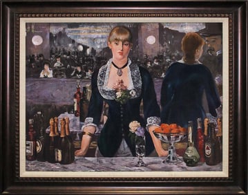 Edouard Manet lithograph after Manet-The Bar Follies Bergere