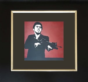 Scar Face limited edition on canvas by Rami