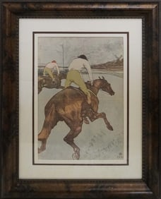 Toulouse Lautrec Lithograph after Lautrec from 1967