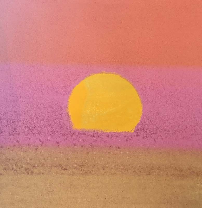 Sunset Andy Warhol Serigraph from 1972 (1 of 1)