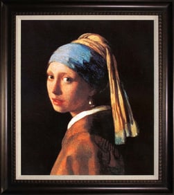 Johannes, Vermeer- Limited Edition Girl with A Pearl Earring on canvas
