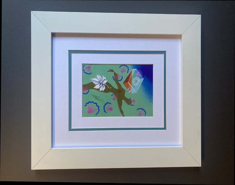 Erte Lithograph 1986: Color Plate Lithograph 1968. Erte Approx 24x20 inches. Includes Certificate of Authenticity. Professionally framed.