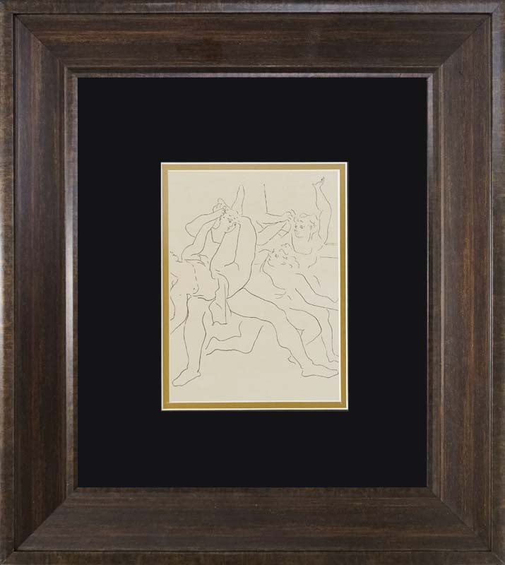 Pablo Picasso lithograph from 90 years ago Antique on Velin from 1926 Paris (1 of 1)