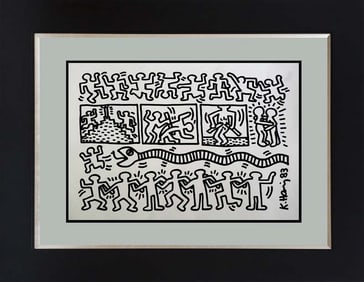 Keith Haring Lithograph after Haring