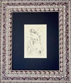 Pierre Renoir etching embossed