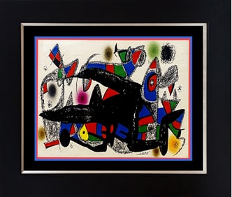 Joan Miro Original Lithograph.  1965 Signed