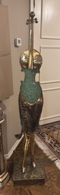 Gorgeous Violin Bronze with crushed glass. An original by Christian Nowaczyk.