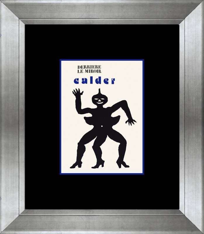 Alexander Calder lithograph Calder printed 35 years ago Derriere le Miroir: Calder lithograph printed 35 years ago Derriere le Miroir 1966 published by Maeght in Paris. Custom framed. Approx 24x28 inches. Includes certificate of authenticity.