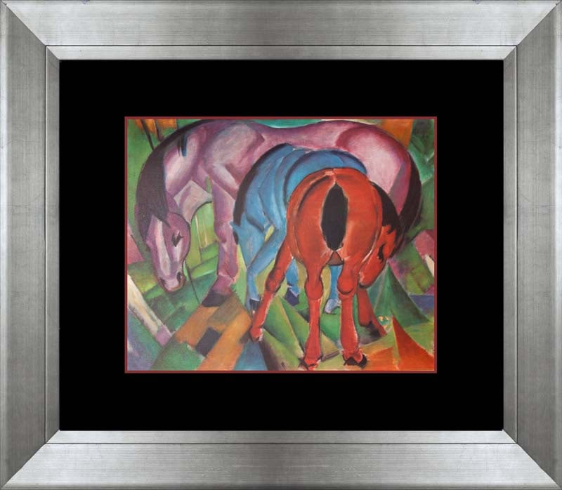 Franz Marc original Color Plate lithograph after Marc over 55 years ago: Franz Marc original Color Plate lithograph after Marc over 55 years ago Franz Marc Color Plate lithograph over 55 years old.Approx 20 x 22 inches. The Signature is in the plate. Custom framed. Include