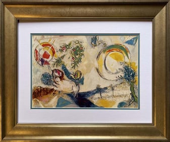 Marc Chagall Lithograph from 1975