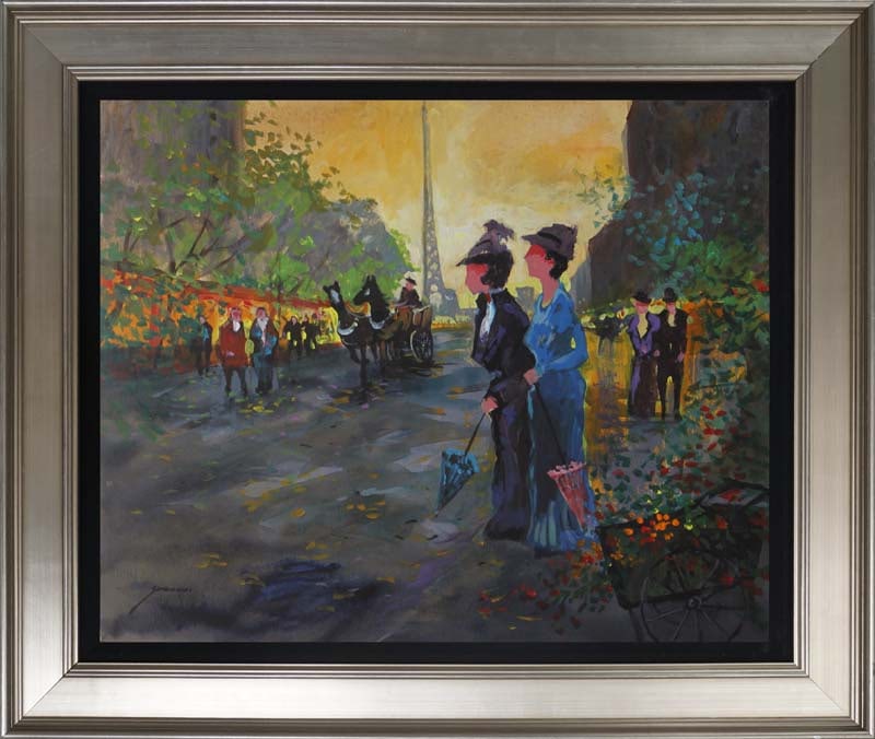 Original on canvas by Michael Schofield: Original on canvas by Michael Schofield One of a kind original Hand signed by the artist approx 20 x 16 inches image size Custom framed and includes certificate of authenticity. This art work was purc