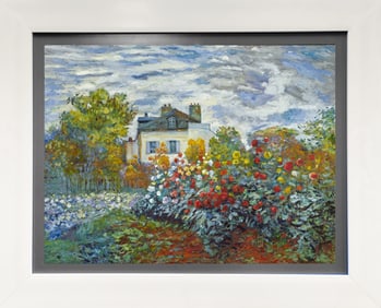 Original Mixed Media on canvas by David Lloyd Glover Hommage to Monet
