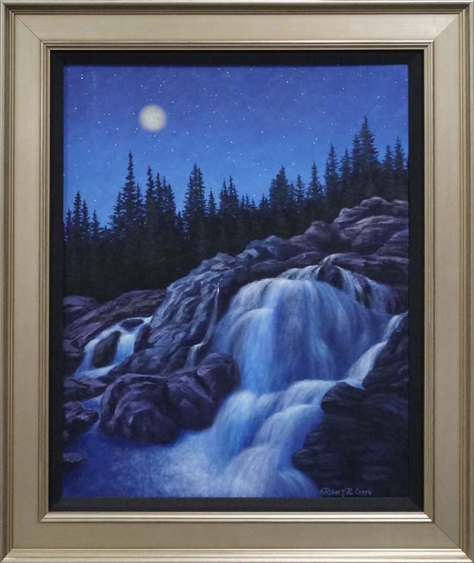 Robert Copple original on canvas: Original on canvas by Robert Copple Approx image size 22 x 28 inches. One of a kind original. Hand signed by the artist. Includes certificate of authenticity. This work was purchased directly from the