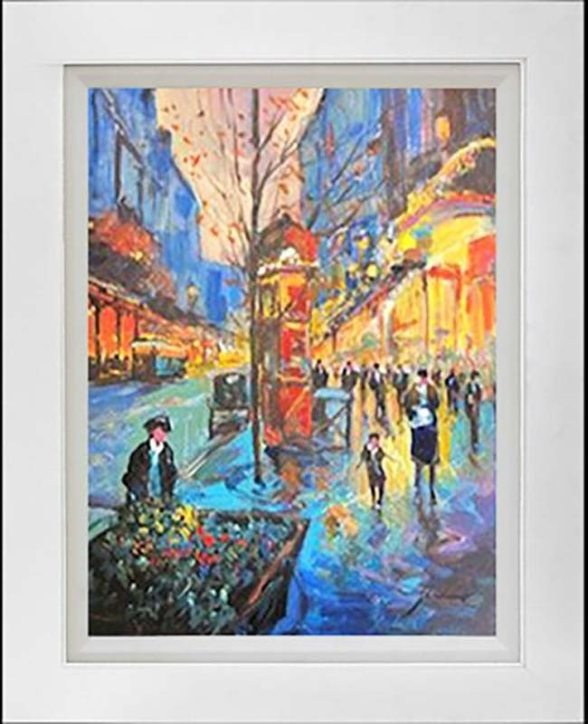 Original on canvas by Michael Schofield: Original on canvas by Michael Schofield. Approx size 30x24 inches. Custom framed and hand signed by the artist. One of a kind original. Includes certificate. This work was purchased directly from the