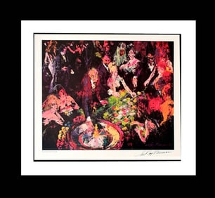 Leroy Neiman Roulette Lithograph Hand Signed