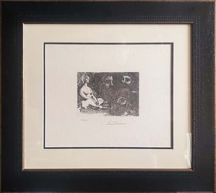 Pablo Picasso lithograph with museum official stamp limited edition of 300 numbered