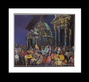 Leroy Neiman Roulette Lithograph Hand Signed