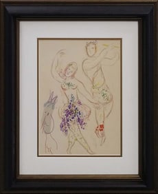 Marc Chagall Original Lithograph from the Ballet 1970