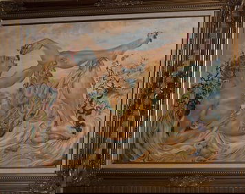 Mixed media original on canvas by Arina Bacchus