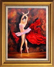 Arina Hand Embellished on canvas Emerging Butterfly