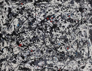 Original abstract on canvas Michael Schofield