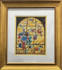 Marc Chagall Jerusalem Windows Color Plate Lithograph