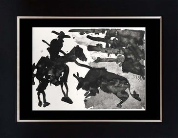 Pablo Picasso 1961 Lithograph Toros Y Toreros.