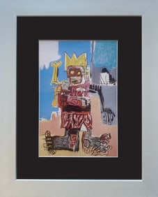 Jean Michel Basquiat Lithograph from 1984.