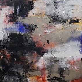 Jorn Fox Original Abstract oil on canvas 40x40 inches