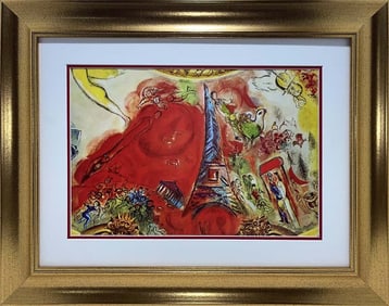 Marc Chagall Hand signed Lithograph from 1974
