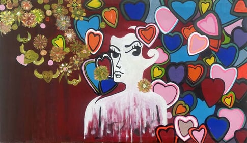 Original oil on canvas by Art Chorny Good Witch of the West