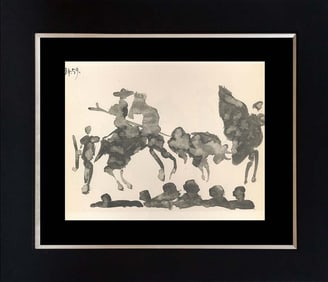Pablo Picasso 1961 Lithograph Toros Y Toreros.