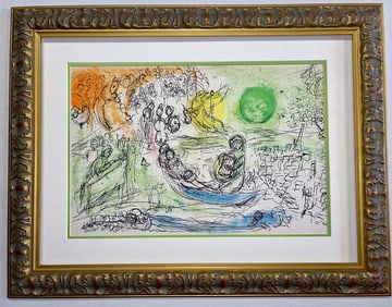 The Concert by Marc Chagall Lithograph from 1977