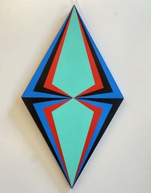 Hercules Barsotti Untittled 1996 Acrylic on canvas Signed and dated on verso 27 3/4 X 15 1/2