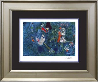 Marc Chagall Circus Clown and Dancer Marc Chagall Limited Edition
