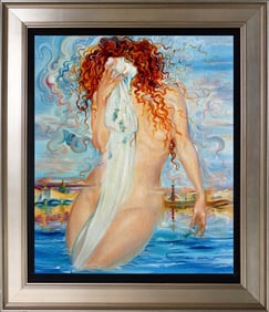 Arina Mixed media original on canvas Nostalgy