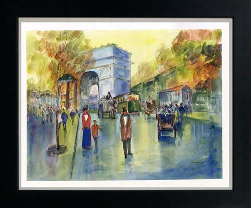 Michael Schofield Hand embellished oil on canvas: Michael Schofield Hand embellished oil on canvas Hand signed by the artist. One of a kind original. Approx 20x24 image. Includes certificate Custom framed. This work was purchased directly from the ar