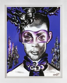 Prince Original Mixed Media on canvas by Katherine Arion
