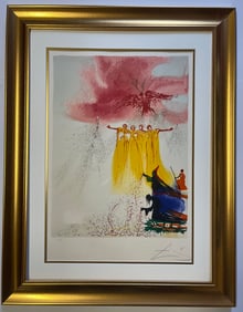 Salvador Dali Limited Edition Lithograph in colors