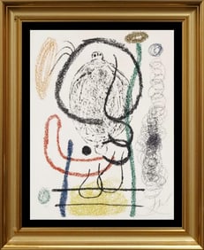 Joan Miro Limited Edition original lithograph Hand signed and numbered Album 21 from 1978