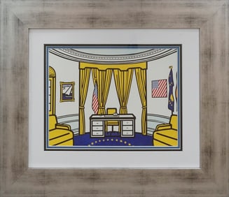 Roy Lichtenstein Color Plate Lithograph from 1992