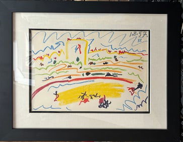 Pablo Picasso Bullfight lithograph