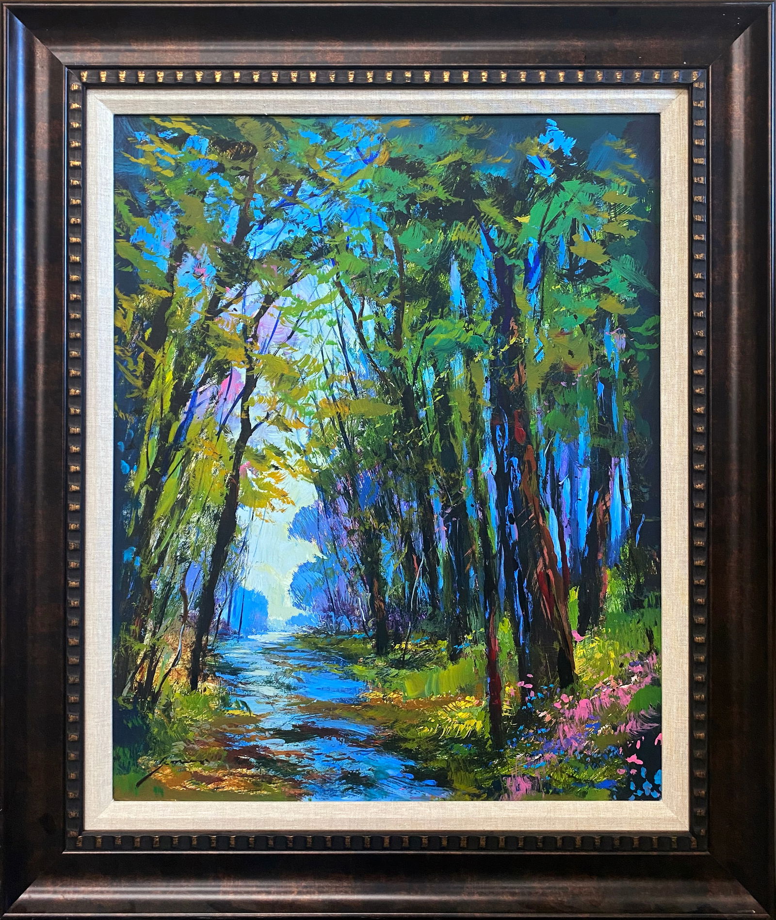 Michael Schofield Mixed Media Original on canvas: Michael Schofield. Original mixed media on canvas. Approx 30x24 image size in inches. Hand signed by the artist. Custom framed. Includes Certificate of Authenticity. One of a kind. This work was purch