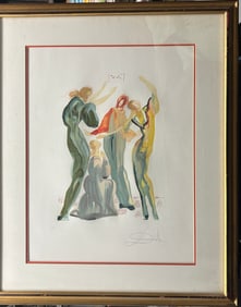 Le Danse Limited Edition Original Wood Block by Salvador Dali Hand signed and numbered