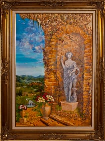 Mixed media Original on canvas by Arina Tuscany