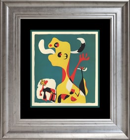Joan Miro Color Plate Lithograph 1979