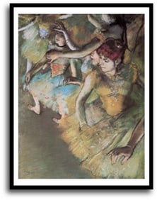 Edgar Degas color plate lithograph
