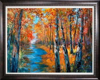 Michael Schofield Landscape Mixed Media Original on canvas