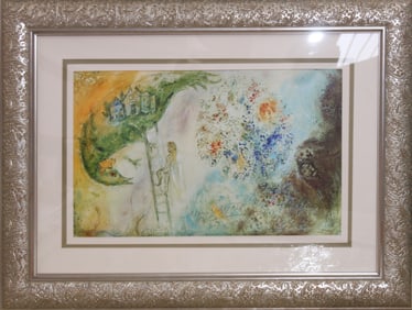 Marc Chagall Lithograph Hand Signed 1972