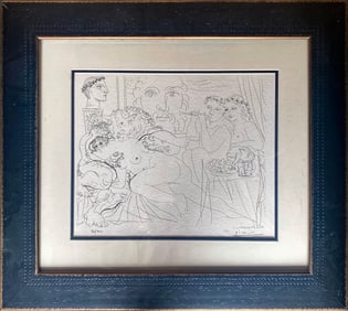 Pablo Picasso  Lithograph Limited edition of 300 with Museum Stamp